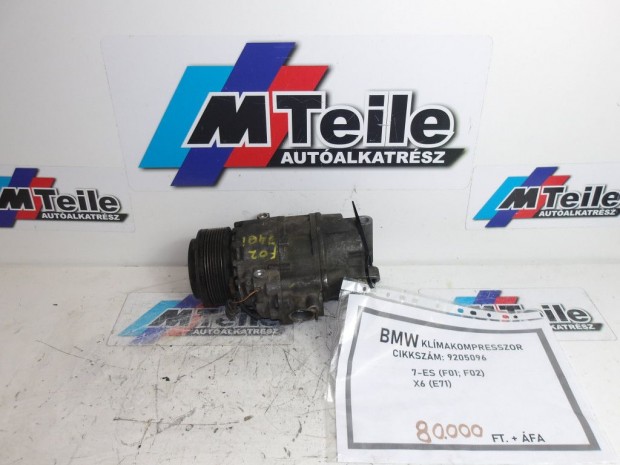[GYRI BONTOTT] BMW - KLMAKOMPRESSZOR - 7-ES - (F01; F02); X6 - (E71